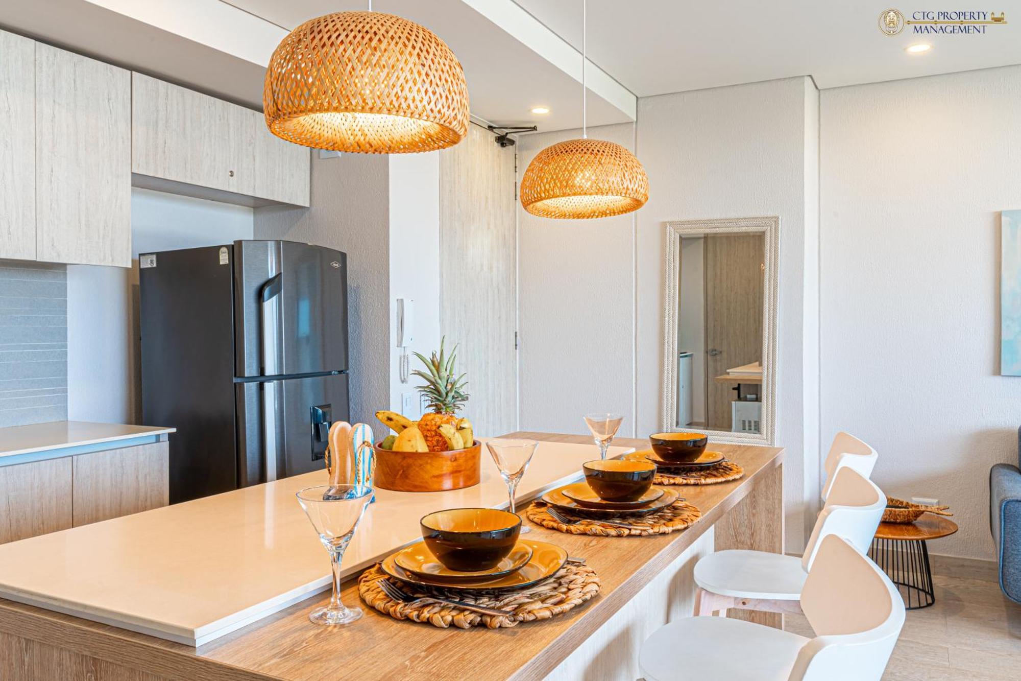 Martinique Cartagena - Apartamentos A Corta Caminata De Playa Azul エクステリア 写真