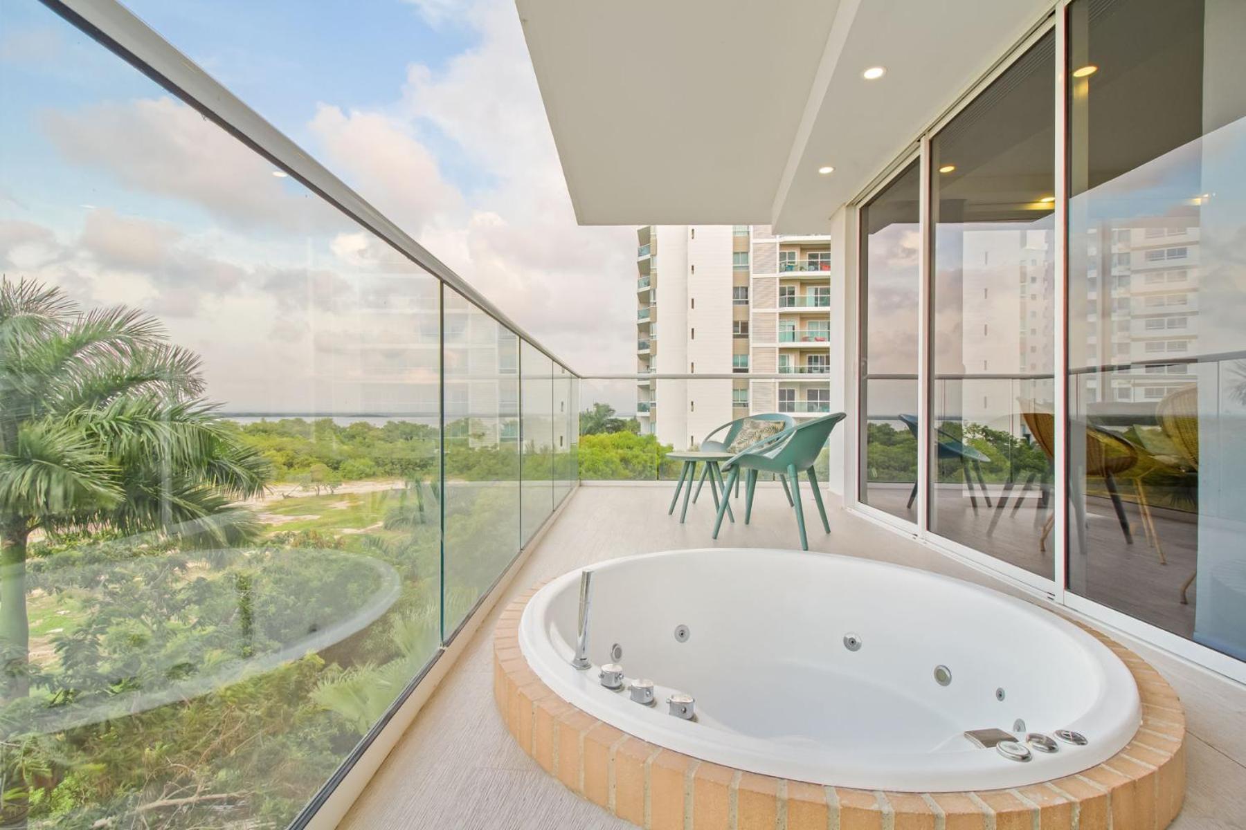 Martinique Cartagena - Apartamentos A Corta Caminata De Playa Azul エクステリア 写真