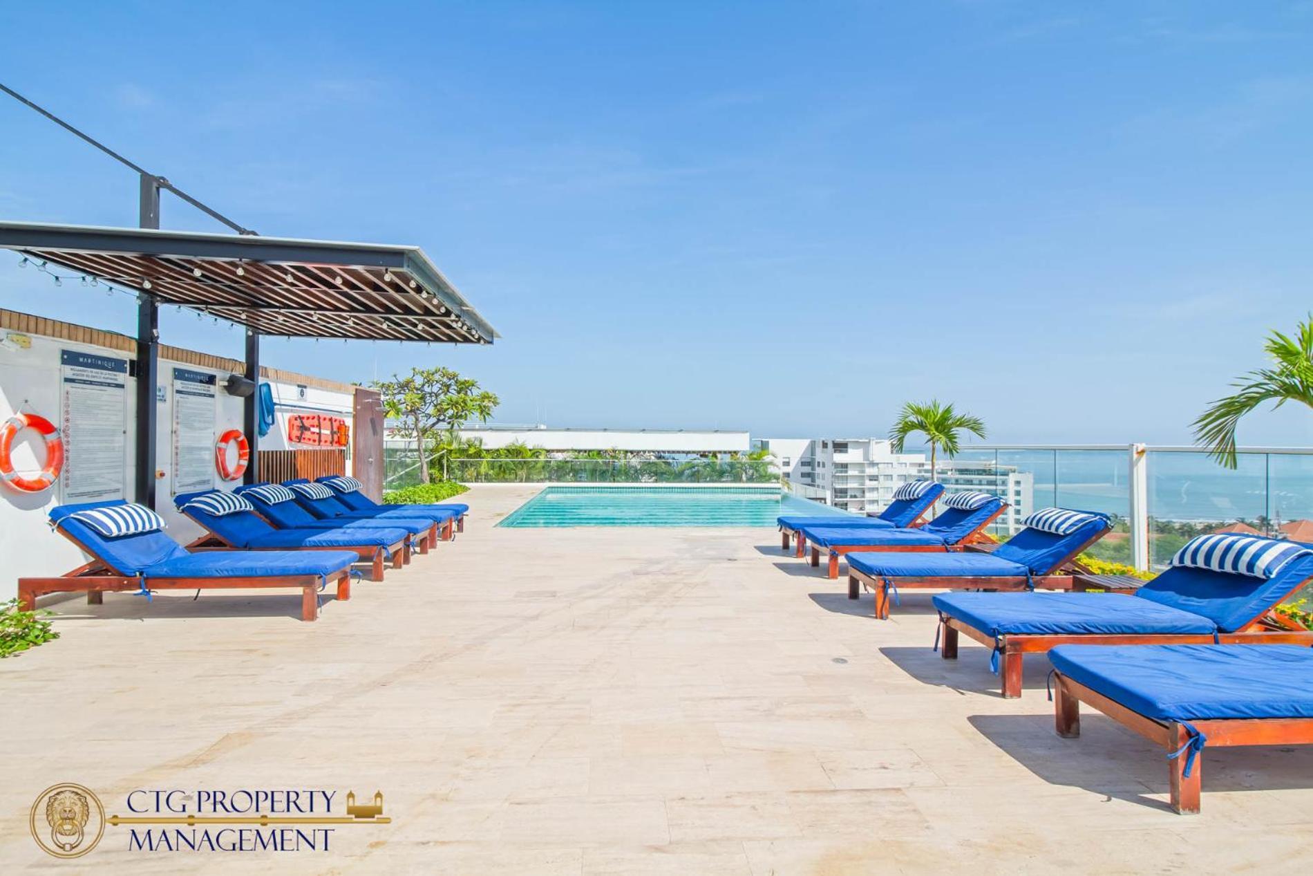 Martinique Cartagena - Apartamentos A Corta Caminata De Playa Azul エクステリア 写真