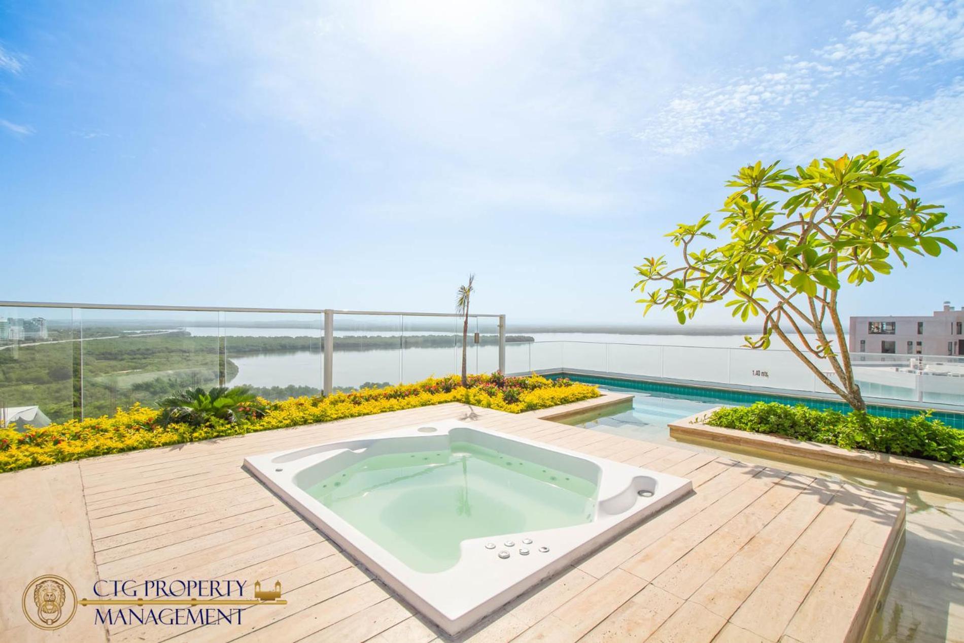 Martinique Cartagena - Apartamentos A Corta Caminata De Playa Azul エクステリア 写真
